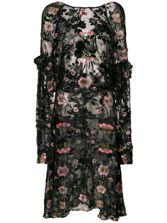 платье Evelina с цветочным рисунком Preen By Thornton Bregazzi