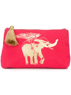 Flying Elephant cosmetic pouch Figue
