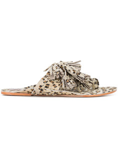 Scaramouche cheetah print sandals Figue