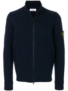 кардиган с заплаткой с логотипом на молнии Stone Island