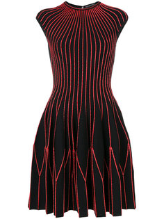 трикотажное платье с короткими рукавами Alexander McQueen