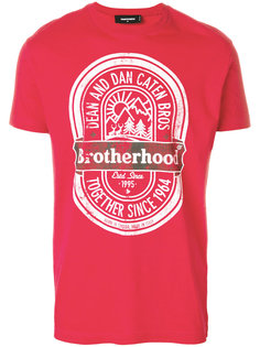 футболка с принтом Brotherhood  Dsquared2