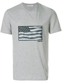 футболка с принтом американского флага Givenchy