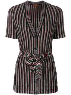 кардиган в полоску с короткими рукавами  Missoni