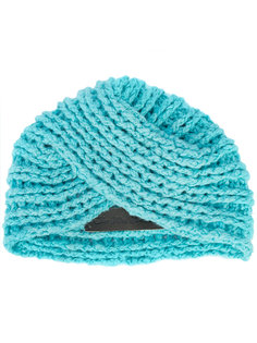 ribbed cross front hat The Elder Statesman