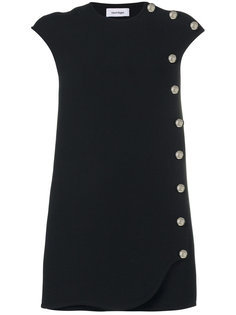 платье шифт с пуговицами сбоку Courrèges