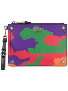 камуфляжная сумка с логотипом Moschino