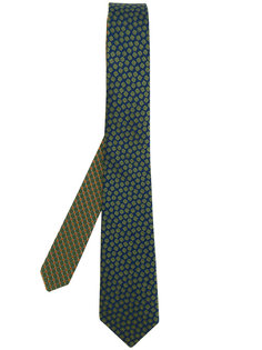 галстук с цветочной вышивкой Canali