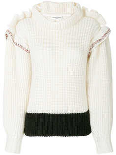 трикотажный свитер с оборками Sonia Rykiel