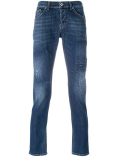 джинсы скинни с выцветшим эффектом Dondup