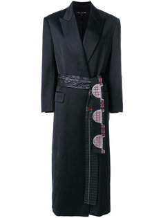 пальто строгого кроя с декорированным поясом Ter Et Bantine