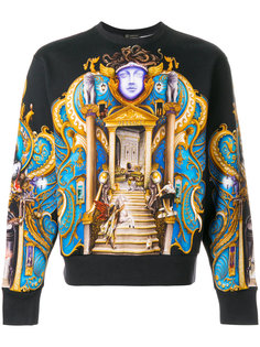 толстовка с принтом Triptych  Versace