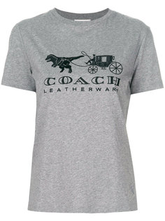 футболка с вышивкой логотипа Coach