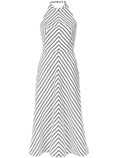 striped halterneck dress Tufi Duek