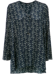 foliage print tunic Tufi Duek