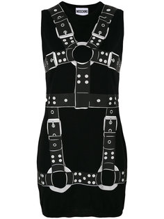 платье-кокон с принтом Moschino