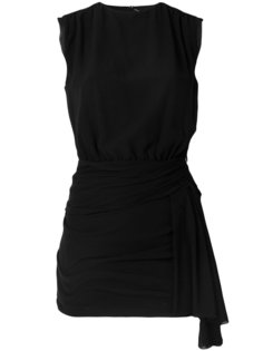 облегающее платье с запахом Saint Laurent