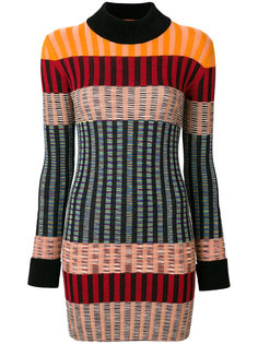 трикотажное платье в полоску Missoni