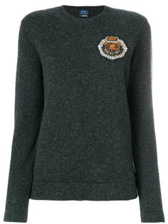 свитер с вышивкой Polo Ralph Lauren