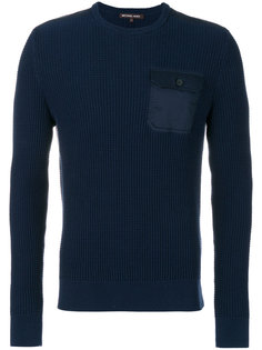 текстурированный свитер с карманом Michael Kors