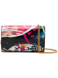 клатч с принтом Moschino