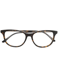очки в круглой оправе Bottega Veneta Eyewear