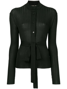 belted ribbed-knit cardigan  Emilio Pucci