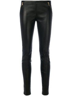 кожаные брюки Emilio Pucci
