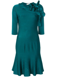 платье с оборками Lanvin