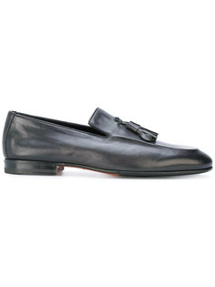 лоферы с кисточками Santoni