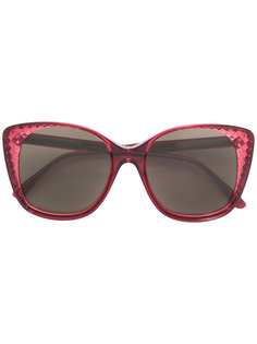солнцезащитные очки в квадратной оправе Bottega Veneta Eyewear