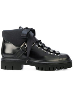 ботинки на шнуровке Santoni
