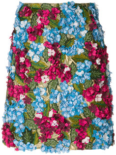 юбка с вышивкой Hydrangea Dolce &amp; Gabbana