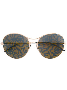 солнцезащитные очки с цветочным принтом Pomellato
