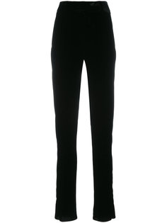 брюки скинни с высокой талией Saint Laurent