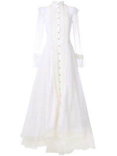 вечернее платье с прозрачными вставками Philosophy Di Lorenzo Serafini