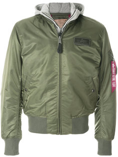 куртка бомбер с карманом Alpha Industries