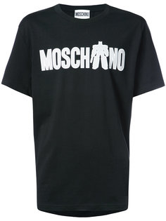 футболка с принтом логотипа Moschino