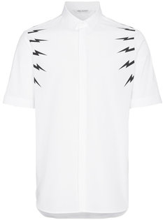 рубашка Lightning Bolt с короткими рукавами Neil Barrett
