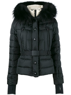 куртка-пуховик с лисьим мехом Moncler Grenoble