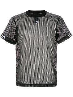 сетчатая футболка с логотипом Adidas Originals By Alexander Wang