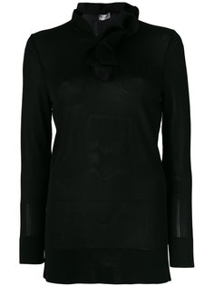 блузка с рюшами Lanvin