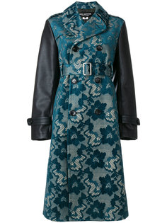 жаккардовое пальто с цветочным узором Junya Watanabe Comme Des Garçons