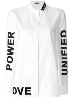рубашка Thread Lettering Versace