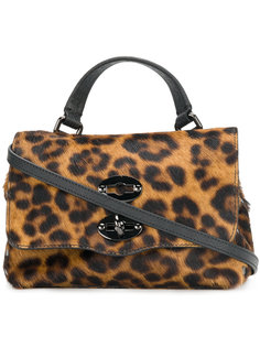 сумка с леопардовым принтом  Zanellato
