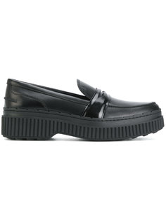 лоферы на ребристой платформе Tods Tod`S