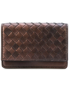 плетеная визитница Bottega Veneta
