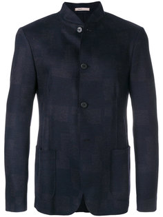 приталенный пиджак с воротником-мандарин Armani Collezioni