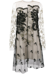 декорированное прозрачное платье Stella McCartney