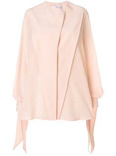 асимметричная блузка с отделкой на рукавах  Givenchy